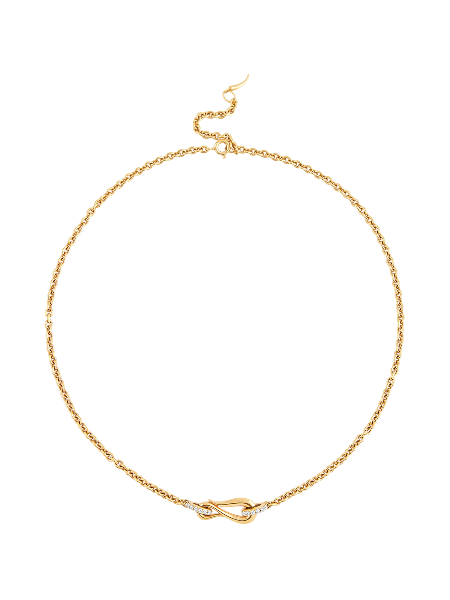 Toro lasso lab-created diamond necklace